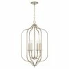 Best Pirce ⌛ Capital Lighting Breigh 4-light Brushed Champagne Foyer Pendant 🥰