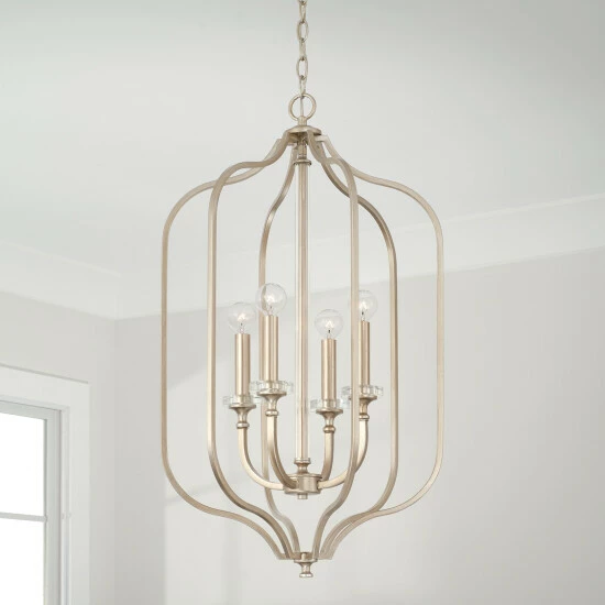 Best Pirce โ Capital Lighting Breigh 4-light Brushed Champagne Foyer Pendant ๐ฅฐ 2 Best Pirce โ Capital Lighting Breigh 4-light Brushed Champagne Foyer Pendant ๐ฅฐ - Image 2