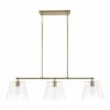 Flash Sale 🧨 Capital Lighting Baker 3-light Island Fixture/ Linear Chandelier Brushed Nickel ⌛