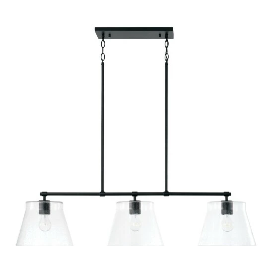 Flash Sale ๐งจ Capital Lighting Baker 3-light Island Fixture/ Linear Chandelier Brushed Nickel โ 5 Flash Sale ๐งจ Capital Lighting Baker 3-light Island Fixture/ Linear Chandelier Brushed Nickel โ - Image 5