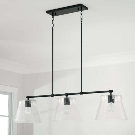Flash Sale ๐งจ Capital Lighting Baker 3-light Island Fixture/ Linear Chandelier Brushed Nickel โ 7 Flash Sale ๐งจ Capital Lighting Baker 3-light Island Fixture/ Linear Chandelier Brushed Nickel โ - Image 7