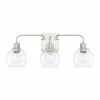 Hot Sale ✔️ Capital Lighting Tanner Clear Glass 3-light Vanity Fixture Bronze 🤩