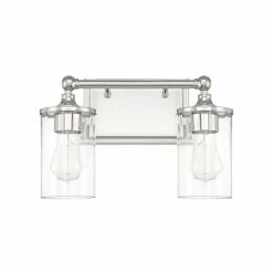 Coupon 💯 Capital Lighting Camden 2-light Polished Nickel Bath/Vanity Fixture 👍