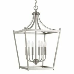 Deals 🧨 Capital Lighting Stanton 6-light Brushed Nickel Foyer Pendant - Brushed Nickel 👏