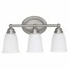 Budget 🌟 Capital Lighting Transitional 3-light Matte Nickel Bath/Vanity Light - Matte Nickel 🎁