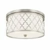 Best Sale 🎉 Capital Lighting Ellis 3-light Antique Silver Flush Mount - Antique Silver ⭐