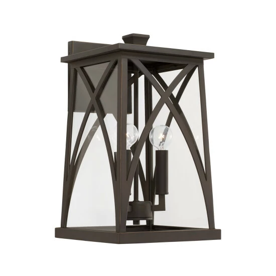 Wholesale โ Capital Lighting Marshall Outdoor 3-light Medium Wall Lantern W/ Clear Glass Black ๐ 3 Wholesale โ Capital Lighting Marshall Outdoor 3-light Medium Wall Lantern W/ Clear Glass Black ๐ - Image 3