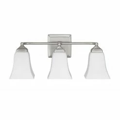 Wholesale ⭐ Capital Lighting Traditional 3-light Brushed Nickel Bath/Vanity Light - Brushed Nickel 🥰