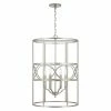Outlet 😀 Capital Lighting Sylvia 19" 4-light Cage Foyer Pendant Matte Black 🎉