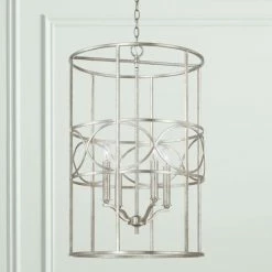 Outlet 😀 Capital Lighting Sylvia 19" 4-light Cage Foyer Pendant Matte Black 🎉 -Capital Lighting Shop unnamed file 1716