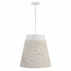 Cheapest ⌛ Capital Lighting Tallulah 4-light Medium Pendant W/ Mango Wood & Water Hyacinth Chalk Wash 🔔 -Capital Lighting Shop unnamed file 1768