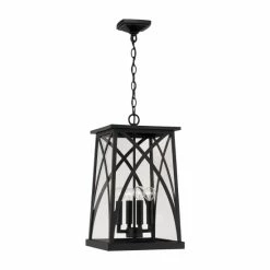 Discount 🧨 Capital Lighting Marshall 4-light Outdoor Hanging Lantern Black 😍