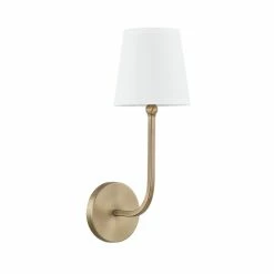 Outlet 💯 Capital Lighting Dawson 1- Light Wall Sconce Aged Brass ✔️ -Capital Lighting Shop unnamed file 1812