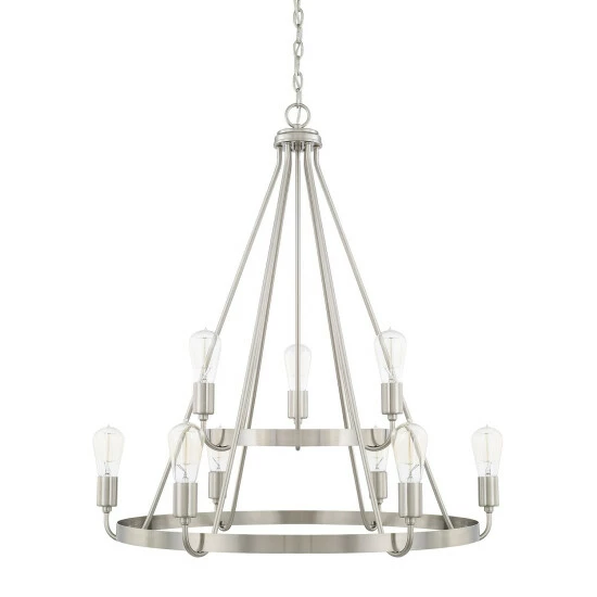 Deals ๐ฏ Capital Lighting Tanner 9-light Transitional 2-tier Round Chandelier Bronze โจ 1 Deals ๐ฏ Capital Lighting Tanner 9-light Transitional 2-tier Round Chandelier Bronze โจ