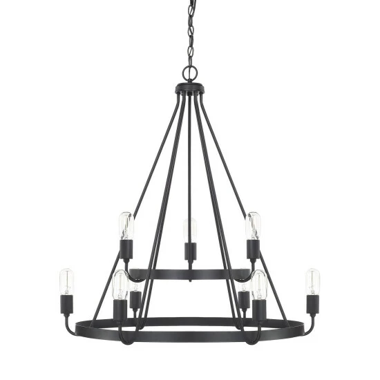 Deals ๐ฏ Capital Lighting Tanner 9-light Transitional 2-tier Round Chandelier Bronze โจ 4 Deals ๐ฏ Capital Lighting Tanner 9-light Transitional 2-tier Round Chandelier Bronze โจ - Image 4