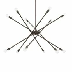 Best deal ✔️ Capital Lighting 12-light Nordic Grey Chandelier 🛒