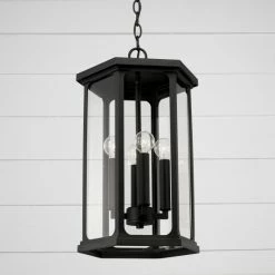 Hot Sale ❤️ Capital Lighting Walton 4-light Outdoor Hanging Lantern Black 👏 -Capital Lighting Shop unnamed file 1833