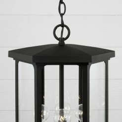 Hot Sale ❤️ Capital Lighting Walton 4-light Outdoor Hanging Lantern Black 👏 -Capital Lighting Shop unnamed file 1834