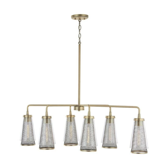 Wholesale โ๏ธ Capital Lighting Abbott 6-light Aged Brass Island Fixture ๐ 2 Wholesale โ๏ธ Capital Lighting Abbott 6-light Aged Brass Island Fixture ๐ - Image 2