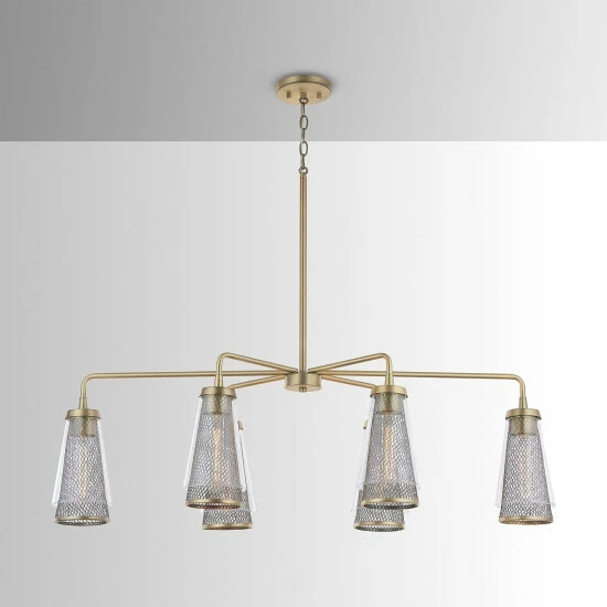 Wholesale โ๏ธ Capital Lighting Abbott 6-light Aged Brass Island Fixture ๐ 3 Wholesale โ๏ธ Capital Lighting Abbott 6-light Aged Brass Island Fixture ๐ - Image 3