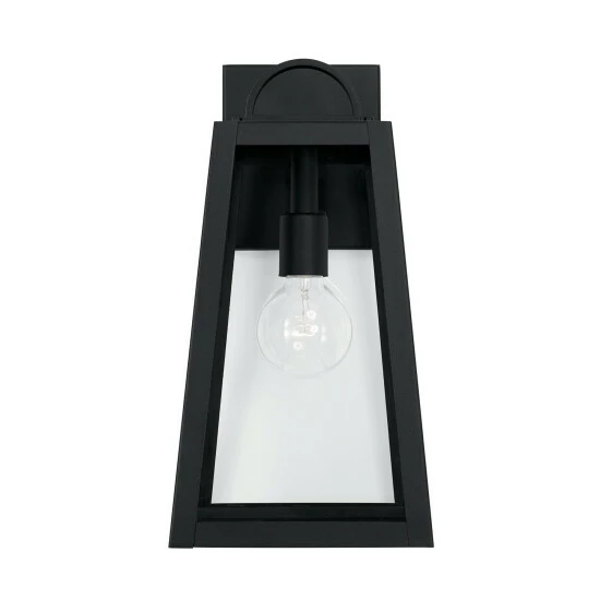 Promo ๐ Capital Lighting Leighton 8" 1-light Outdoor Wall Lantern W/ Clear Glass Black โญ 4 Promo ๐ Capital Lighting Leighton 8" 1-light Outdoor Wall Lantern W/ Clear Glass Black โญ - Image 4