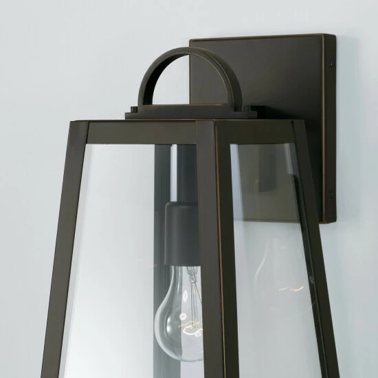 Promo ๐ Capital Lighting Leighton 8" 1-light Outdoor Wall Lantern W/ Clear Glass Black โญ 7 Promo ๐ Capital Lighting Leighton 8" 1-light Outdoor Wall Lantern W/ Clear Glass Black โญ - Image 7