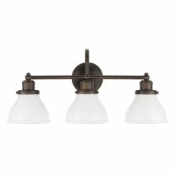Cheapest 🎁 Capital Lighting Baxter 3-light Burnished Bronze Wall Sconce/Bath/Vanity Light ⭐
