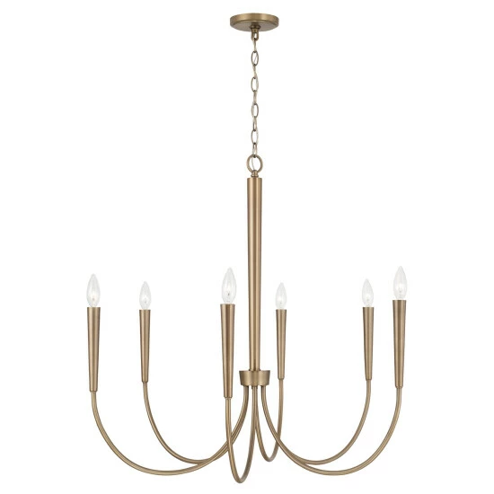 Best Pirce โญ Capital Lighting Holden 6-light Medium Chandelier Aged Brass ๐ 4 Best Pirce โญ Capital Lighting Holden 6-light Medium Chandelier Aged Brass ๐ - Image 4