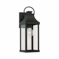 Best Pirce 🎉 Capital Lighting Bradford Outdoor 1-light Small Wall Lantern W/ Clear Glass Oiled Bronze ⌛