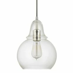 Promo 😀 Capital Lighting Urban 1-light Polished Nickel Mini Pendant ✔️