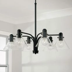 Promo 🤩 Capital Lighting Greer 6-light Chandelier W/ Clear Glass Aged Brass 🎁 -Capital Lighting Shop unnamed file 1909