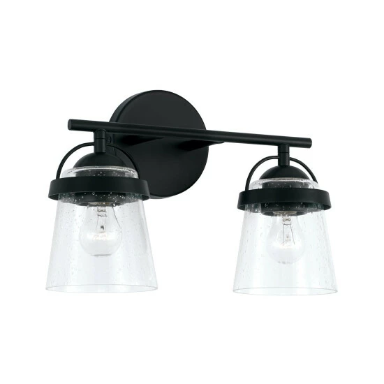 Budget ๐ Capital Lighting Madison 2-light Bath/ Vanity Fixture W/ Clear Seeded Glass Aged Brass ๐ 5 Budget ๐ Capital Lighting Madison 2-light Bath/ Vanity Fixture W/ Clear Seeded Glass Aged Brass ๐ - Image 5