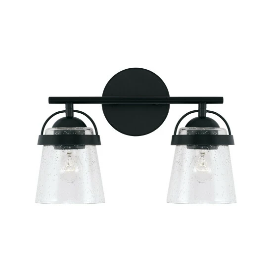 Budget ๐ Capital Lighting Madison 2-light Bath/ Vanity Fixture W/ Clear Seeded Glass Aged Brass ๐ 6 Budget ๐ Capital Lighting Madison 2-light Bath/ Vanity Fixture W/ Clear Seeded Glass Aged Brass ๐ - Image 6