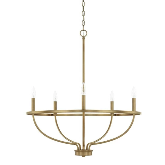 Flash Sale ✨ Capital Lighting Greyson 5-light Chandelier Bronze ✨ 2 Flash Sale ✨ Capital Lighting Greyson 5-light Chandelier Bronze ✨ - Image 2