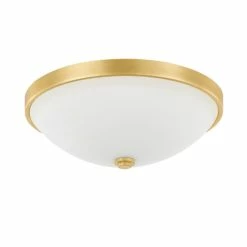 Flash Sale 😀 Capital Lighting 2-light Capital Gold Flush Mount 🎉