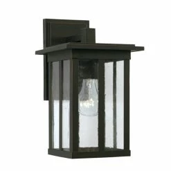 Hot Sale ⭐ Capital Lighting Barrett 7" 1-light Outdoor Wall Lantern W/ Antiqued Glass Oiled Bronze 🌟 -Capital Lighting Shop unnamed file 1960