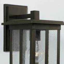 Hot Sale ⭐ Capital Lighting Barrett 7" 1-light Outdoor Wall Lantern W/ Antiqued Glass Oiled Bronze 🌟 -Capital Lighting Shop unnamed file 1961