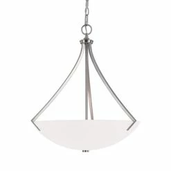 Best Sale 🛒 Capital Lighting Stanton 3-light Brushed Nickel Pendant - Brushed Nickel 👍