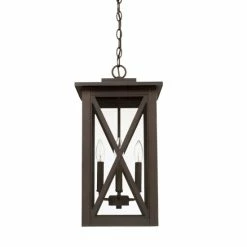 Discount ✨ Capital Lighting Avondale 4-light Oiled Bronze Outdoor Hanging Lantern 🎉
