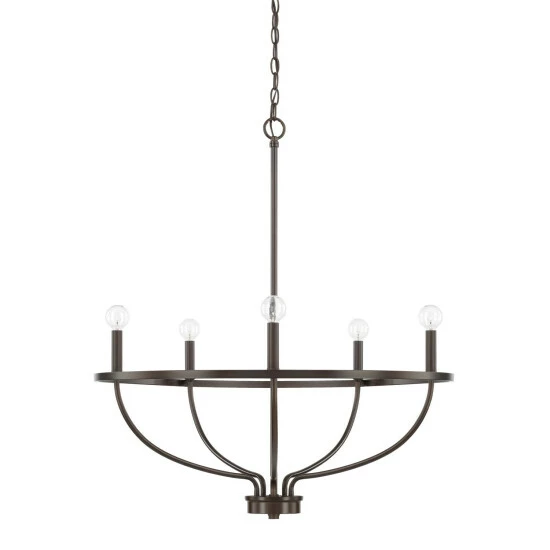 Flash Sale ✨ Capital Lighting Greyson 5-light Chandelier Bronze ✨ 5 Flash Sale ✨ Capital Lighting Greyson 5-light Chandelier Bronze ✨ - Image 5