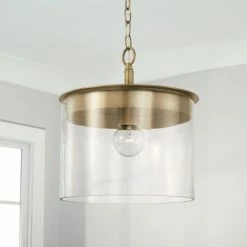 Brand new 🎉 Capital Lighting Mason 1-light Convertible Pendant/ Semi-Flush Mount Brushed Nickel 🛒 -Capital Lighting Shop unnamed file 1983