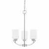 Promo ⭐ Capital Lighting Dixon 3-light Chandelier Brushed Nickel 💯