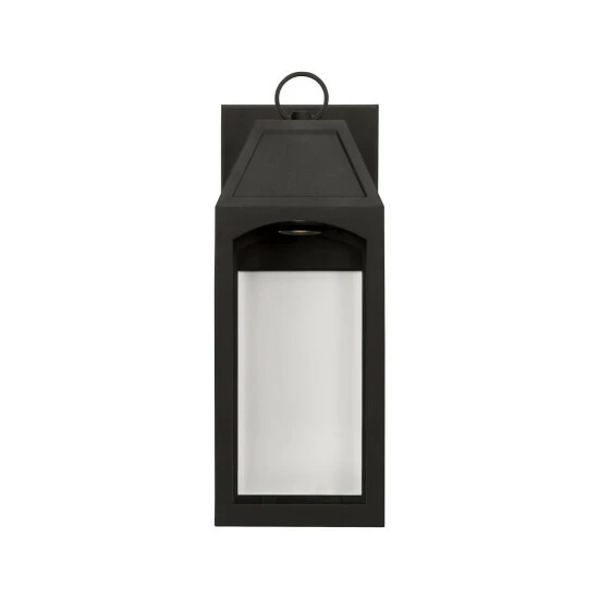 Best Sale π Capital Lighting Burton Outdoor 1-light Black Small LED Wall Lantern W/ Clear Glass π 3 Best Sale π Capital Lighting Burton Outdoor 1-light Black Small LED Wall Lantern W/ Clear Glass π - Image 3