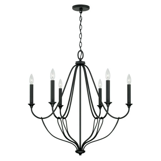 Buy ๐ Capital Lighting Bentley 30" 6-light Black Iron Chandelier ๐ฅ 1 Buy ๐ Capital Lighting Bentley 30" 6-light Black Iron Chandelier ๐ฅ