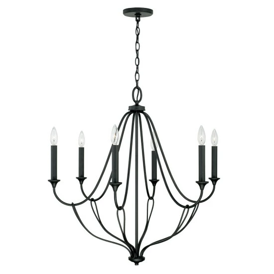 Buy ๐ Capital Lighting Bentley 30" 6-light Black Iron Chandelier ๐ฅ 2 Buy ๐ Capital Lighting Bentley 30" 6-light Black Iron Chandelier ๐ฅ - Image 2