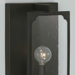 New ⌛ Capital Lighting Merrick 1-light 7-inch Wall Sconce W/ Clear Seeded Glass Old Bronze 🧨 -Capital Lighting Shop unnamed file 2035