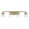 Best Sale ⌛ Capital Lighting Karina 4-light Winter Gold Bath/Vanity Fixture ⭐