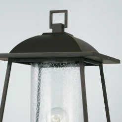 Discount 🧨 Capital Lighting Durham 10.5" 1-light Outdoor Post Lantern W/ Clear Seeded Glass Oiled Bronze 😍 -Capital Lighting Shop unnamed file 2083