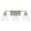 Cheapest 🛒 Capital Lighting 3-light Brushed Nickel Bath/Vanity Light - Brushed Nickel ⭐