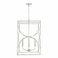 Best Pirce 🎉 Capital Lighting Ricci 18" 4-light Winter White Foyer Pendant 🥰